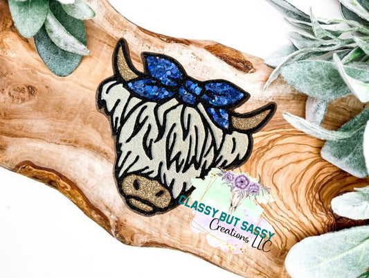 Snow Highland Cow