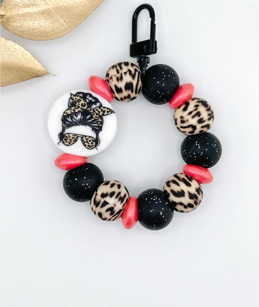 Leopard Mom Mini/cup charm