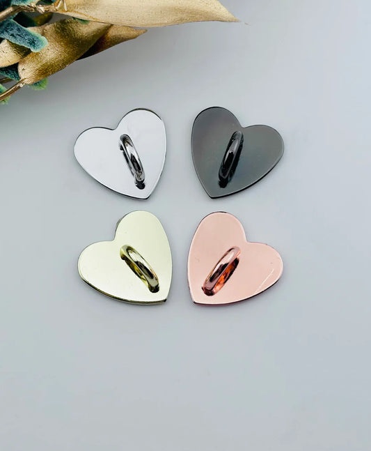 Heart Metal Cup Charm Hooks