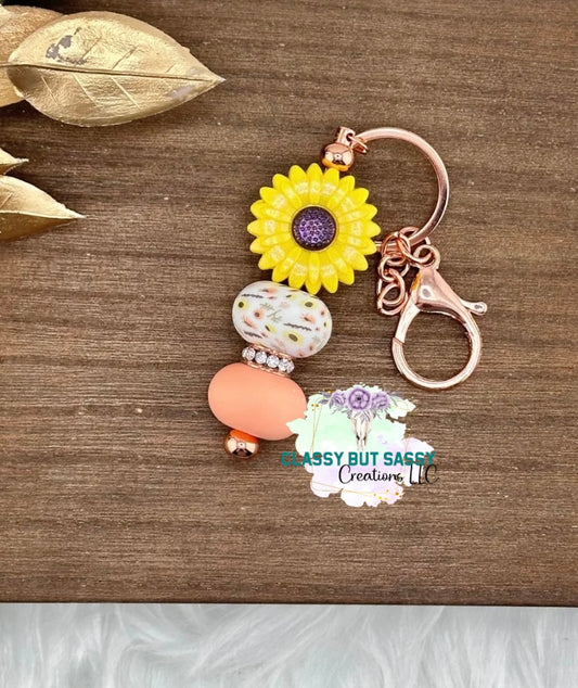 Mini Sunflower Keychain