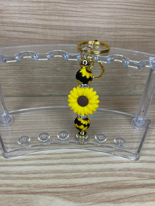 Sunflower Keychain